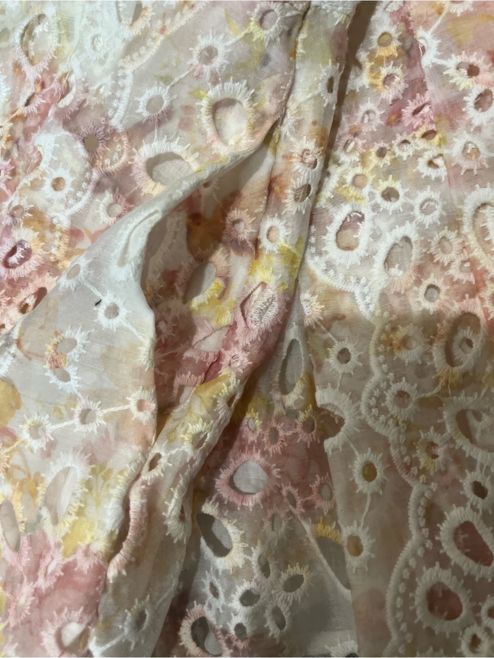 Bardot Junior White Eyelet shorts with Delicate Lace Trim - Picture 6 of 7
